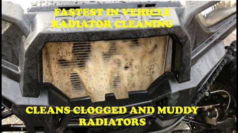 atv cleaner mud|cleaning mud from atv radiator.